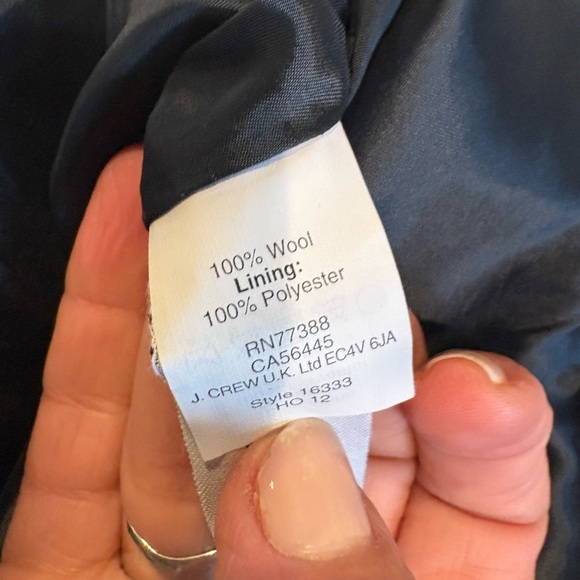 J. Crew Cafe Capri Wool Red Tartan Pant size 4 - Picture 6 of 11